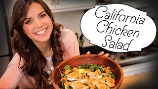 Ingrid Dishes  California Chicken Salad  Recipes from Missglamorazzi [upl. by Innavoj]