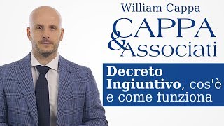 Decreto Ingiuntivo cosè e quali sono le conseguenze [upl. by Atekram392]