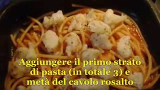 Video Ricetta Pasta e Cavolo al Forno alla Siciliana Cucinando per Caso e per Passione Em [upl. by Frederiksen]