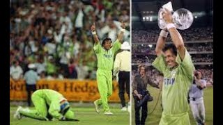 1992 world cup cricket final  legendary imran khan with trophy golden moments of match [upl. by Yspyg840]