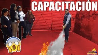 ¿Cómo usar un Extintor en un Incendio Capacitación [upl. by Hplar666]