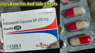 Itraconazole Capsules BP 200 mg UsesBenefits And Side Effects  Itradila 200 [upl. by Yssim957]