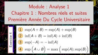 La borne sup definition et propriété caractéristique s1 Ch1 sma smi mpsi ensa Analyse [upl. by Salim784]