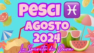 Pesci ♓️ Agosto 2024 pesci oroscopopesci tarocchiinterattivi tarocchiamore pisces [upl. by Mignonne325]