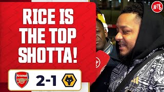 Rice Is The Top Shotta Troopz  Arsenal 21 Wolves [upl. by Hieronymus]