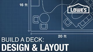 How To Build a Deck  Design amp Layout 1 of 5 [upl. by Lessirg]