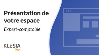 Expertscomptables découvrez votre espace en ligne KLESIA [upl. by Aitnuahs]