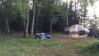 2015 AuSable River Campingsite setup [upl. by Hunfredo]