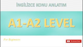 A1A2 İNGİLİZCE TEK VİDEOda  3 Aylık kurs 2 saat 15 dk [upl. by Yelsiap315]