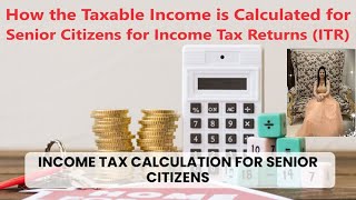 How the Taxable Income is Calculated for Senior Citizens for Income Tax Returns ITR  ITR Filing [upl. by Deppy624]