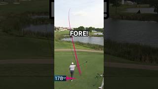 A bounce … off an elbow into the fairway 😬 [upl. by Tehcac]