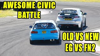 Awesome FN2 vs K Swap EG battle  FN2 Track  JDM Combe 2022  1445 Session [upl. by Ciel47]