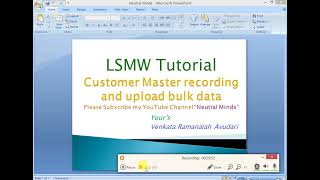 4 sap lsmw Direct input method create material master [upl. by Fortin]