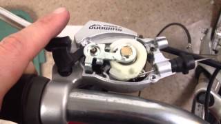 Shimano cideck click shifter adjustment help [upl. by Tirrag832]