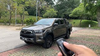 CAR ASMR  2021 Toyota Hilux Rogue 28 AT 4X4  Sights amp Sounds [upl. by Kostival470]