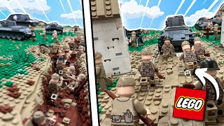 Battle Of Kursk  LEGO MOC  LARGEST LEGO TANK BATTLE [upl. by Nuhsal]