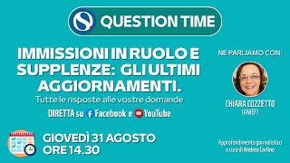 Immissioni in ruolo e supplenze il punto della situazione Le risposte alle vostre domande [upl. by Emiaj66]