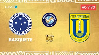 COPA SULAMERICANA DE BASQUETE  CRUZEIRO BASQUETE BRASIL x UDEC CHILE  AO VIVO [upl. by Illyes]