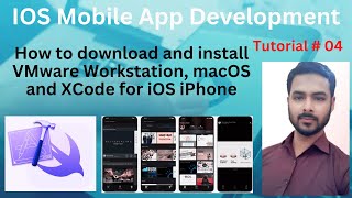 Tutorial 04 How to download and install VMware Workstation macOS and XCode for iOS iPhone [upl. by Drageruaeb]