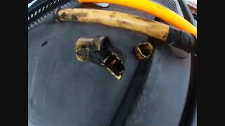 How to replace oil dipstick guide tube  Audi A4 19 TDI VW Passat AVF  AWX engine [upl. by Sander]