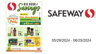 Safeway Weekly Ad US  05292024  06252024 [upl. by Sirrah332]