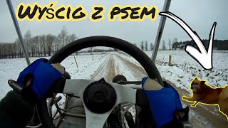 Zimowa jazda Buggy drifty na śniegu i wyścig z psem😂 [upl. by Nyrac]