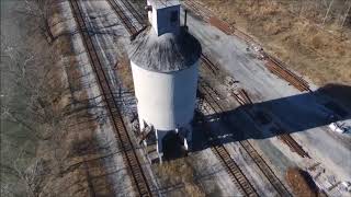 CSX Coaling Tower Glasgow VA Balcony Falls Station [upl. by Iadam404]