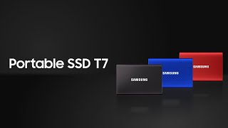 Portable SSD T7 Super fast external storage  Samsung [upl. by Diad]