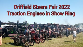 Driffield Steam Fair 2022  Traction Engines in Show Ring [upl. by Samohtnhoj]