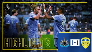 Highlights Newcastle United 11 Leeds United  Raphinha beauty earns point  Premier League [upl. by Atenek]