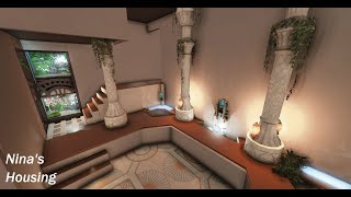 FFXIV Housing Amaurot Flow House Tour Gilgamesh Lavender Beds Plot 36 Ward 3 [upl. by Luzader]