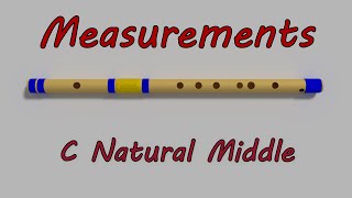 C Natural professional PVC Flute Measurements 100 well tuned [upl. by Felske]