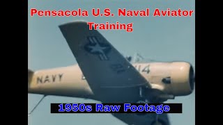 1950s US NAVY OPEN HOUSE AT PENSACOLA FLORIDA NAVAL AVIATOR TRAINING USS MONTEREY 27364 [upl. by Tawsha]