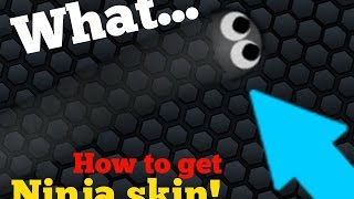 How to get the legendary Ninja Skin  Slitherio [upl. by Siravaj]