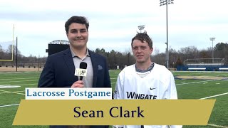 Mens Lacrosse Postgame vs Mercyhurst Sean Clark  2102024 [upl. by Veejar171]