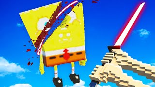 Slicing Spongebob with Modded Katana Teardown Mods [upl. by Gaspard838]