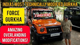 Amazing Technical Overlanding Gurkha Modifications by Owner 4x4 forcegurkha modified gurkha [upl. by Sida]