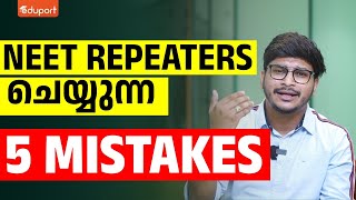 NEET Repeaters  5 Mistakes You Should Avoid As A NEET Repeater   Eduport NEET [upl. by Aelahs635]