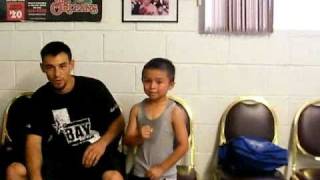 Six Year Old Boxer Shows Robert quotThe Ghostquot Guerrero How To Shadow Box [upl. by Oca]