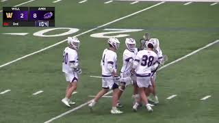 Mens Lacrosse Amherst vs Williams Highlights 4624 [upl. by Elpmet]