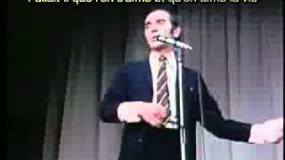 Charles Aznavour  La bohème Lyrics Karaoke [upl. by Tilford]