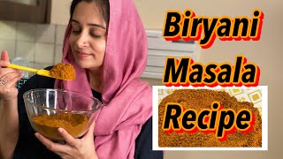 HOME MADE BIRYANI MASALA RECIPE  HOW TO MAKE BIRYANI MASALA  BIRYANI MASALA  DIPIKA KAKAR IBRHAIM [upl. by Hauhsoj41]