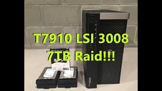 How to Configure Raid with a LSI 3008 Controller  NVME Boot Device Precision T7910 [upl. by Malinda235]