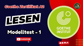 Goethe Zertifikat A2 Exam  Lesen  Modelltest  2  Lesen With Answers  Learn German Online [upl. by Evslin]