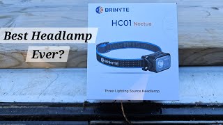 BRINYTE HC01 Noctua The Best Headlamp Ever [upl. by Arlen216]