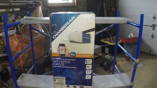 Chamberlain Whisper Garage Door Opener with WIFI Control Unboxing HD950WF [upl. by Yttocs665]