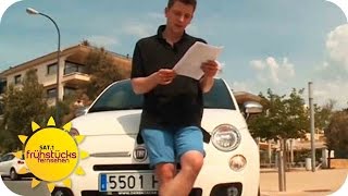 Der große MietwagenTest auf Mallorca  SAT1 Frühstücksfernsehen [upl. by Annasoh]