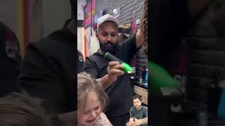 Final inesperado🤣🤣 barbero barbershop barberworld fadebarber haircut barberosdelmundo [upl. by Ax]