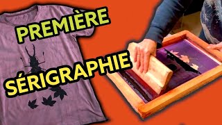 Apprendre la sérigraphie EP3  faire sa première sérigraphie [upl. by Maynard]