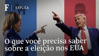 Entenda os principais pontos que estão movimentando as eleições nos EUA [upl. by Charbonnier]